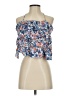 Line & Dot 100% Viscose Blue Sleeveless Blouse Size XS - photo 1