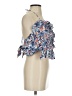 Line & Dot 100% Viscose Blue Sleeveless Blouse Size XS - photo 4