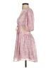 Indikah 100% Polyester Paisley Pink Cocktail Dress Size XS - photo 5
