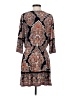 En Focus Paisley Brown Orange Casual Dress Size 2 (estimated) - photo 2