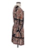 En Focus Paisley Brown Orange Casual Dress Size 2 (estimated) - photo 4