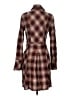 Peruvian Connection Plaid Brown Casual Dress Size 4 - photo 2