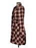 Peruvian Connection Plaid Brown Casual Dress Size 4 - photo 5
