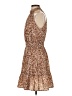 Unbranded Paisley Brown Cocktail Dress Size S - photo 5