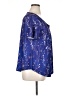 Unbranded Stars Blue Short Sleeve Blouse Size 0X - photo 4