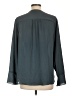 T Tahari 100% Polyester Gray Long Sleeve Blouse Size L - photo 2