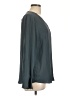 T Tahari 100% Polyester Gray Long Sleeve Blouse Size L - photo 4