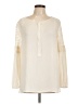 Ann Taylor LOFT Ivory Long Sleeve Blouse Size L - photo 1