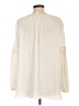 Ann Taylor LOFT Ivory Long Sleeve Blouse Size L - photo 2
