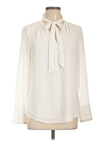 White House Black Market Long Sleeve Blouse (view 1)