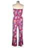 Pink Rose Paisley Pink Jumpsuit Size L - photo 2