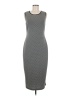 Olivia Matthews Houndstooth Gray Casual Dress Size M - photo 1