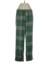 Free People Plaid Green Casual Pants Size 0 - photo 1