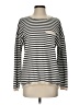 Lillusory 100% Cotton Stripes Silver Pullover Sweater Size S - photo 1