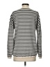 Lillusory 100% Cotton Stripes Silver Pullover Sweater Size S - photo 2