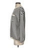 Lillusory 100% Cotton Stripes Silver Pullover Sweater Size S - photo 5