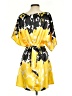 BCBGMAXAZRIA Print Yellow Casual Dress Size XS - photo 2