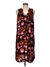 CAbi 100% Polyester Print Black Casual Dress Size M - photo 1