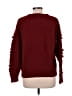 Dreamers 100% Acrylic Hearts Burgundy Pullover Sweater Size L - photo 2