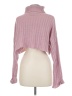 Forever 21 100% Acrylic Pink Turtleneck Sweater Size M - photo 2