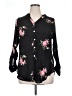 Westport Floral Black 3/4 Sleeve Blouse Size XL - photo 1