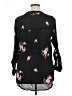 Westport Floral Black 3/4 Sleeve Blouse Size XL - photo 2