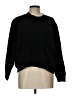 Saint Tropez Solid Black Pullover Sweater Size L - photo 1