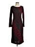 Beige by ECI Paisley Black Cocktail Dress Size 4 - photo 1
