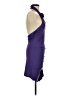Cider Solid Purple Cocktail Dress Size S - photo 4