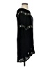Mi ami 100% Polyester Argyle Black Casual Dress Size S - photo 4