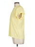 Worthington 100% Polyester Yellow Short Sleeve Blouse Size L (petite) - photo 5