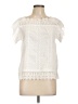 Kindred Ivory Short Sleeve Blouse Size L - photo 1