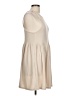 Assorted Brands Solid Tan Casual Dress Size L - photo 4