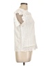 Kindred Ivory Short Sleeve Blouse Size L - photo 4