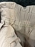 Unbranded 100% Rayon Solid Ivory Khaki Shorts Size S - photo 3