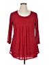 Assorted Brands Red 3/4 Sleeve Blouse Size XL - photo 1