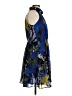 Miss Sixty 100% Polyester Print Blue Cocktail Dress Size 4 - photo 4