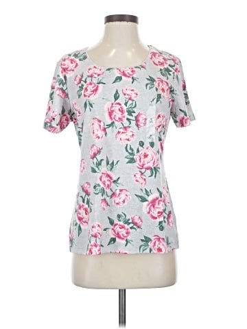 Karen Scott Short Sleeve Blouse (view 1)