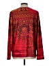 Shein Red Long Sleeve Blouse Size 12 - photo 2
