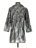 Creation L 100% Polyester Animal Print Silver 3/4 Sleeve Blouse Size 4 - photo 2