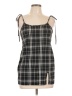 Shein Plaid Black Casual Dress Size L - photo 1