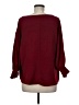 KLD Signature 100% Polyester Burgundy 3/4 Sleeve Top Size M - photo 2