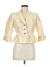 JS Collections 100% Polyester Ivory 3/4 Sleeve Top Size 8 - photo 1