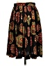 Unbranded Paisley Black Casual Skirt Size 8 - photo 1