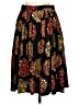 Unbranded Paisley Black Casual Skirt Size 8 - photo 2