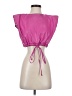 B. Haute by L. Bartlett Solid Pink Sleeveless Blouse Size S - photo 1