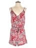Ann Taylor LOFT 100% Polyester Tropical Red Romper Size XS - photo 1