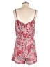 Ann Taylor LOFT 100% Polyester Tropical Red Romper Size XS - photo 2