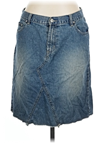 Squeeze Denim Skirt (view 1)