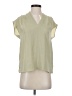 Express Green Short Sleeve Blouse Size S - photo 1